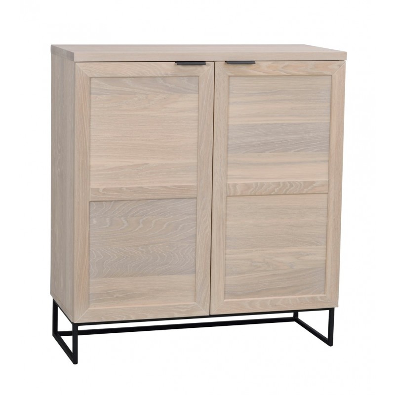 RO EVERETT CABINET WHITEWASH/BLACK